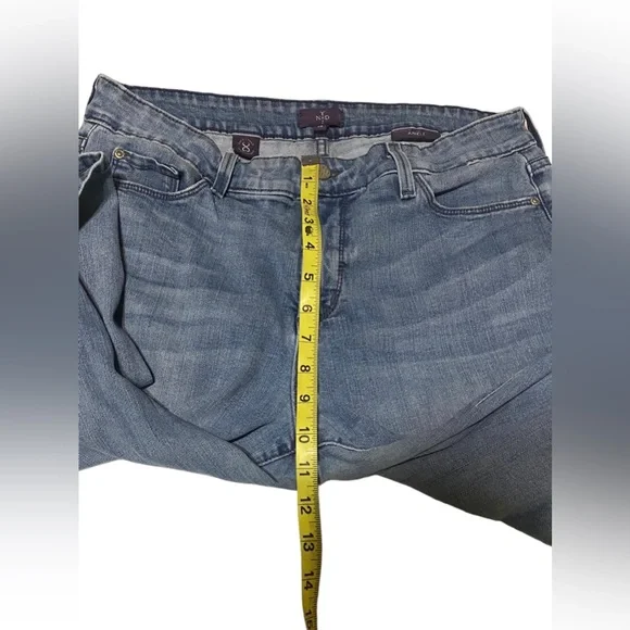 NYDJ Not Your Daughters Blue Jeans Womens 14 Lift Tuck Technology Stretch Ankle - Picture 12 of 16